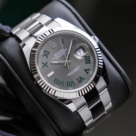 rolex datejust 41 wimbledon good investment|Rolex Datejust 41 smooth bezel.